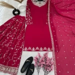 AJKK-18 EMBROIDERED CHIFFON 3 PCS