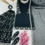 AJKK-18 EMBROIDERED CHIFFON 3 PCS